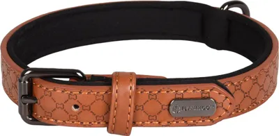 Produktbild von Flamingo Halsband Patti braun, Maße: 36-44 cm / 20 mm
