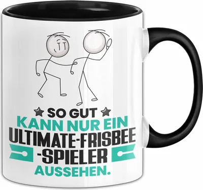 Produktbild von Ultimate-Frisbee-Spieler Geschenk Tasse So Gut Kann Nur Ein Ultimate-Frisbee-Spieler Aussehen Geschenkidee Kaffee-Becher (Schwarz)