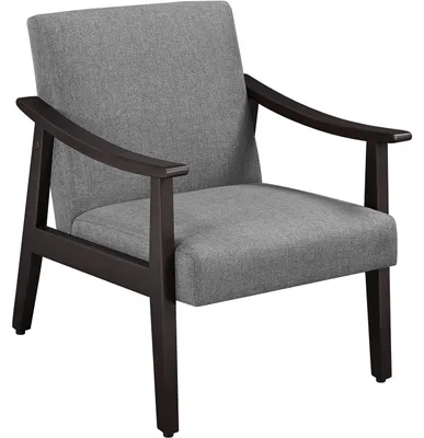Image de Yaheetech : fauteuil relax, fauteuil de salon, fauteuil rembourré de style rétro