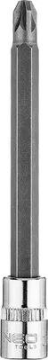 Zdjęcie produktu dla NEO TOOLS Końcówka wkrętakowa PZ3 na nasadce 1/4", długa, 87 mm
