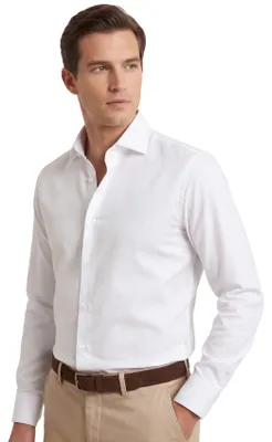 Produktbild von Ledub Slim Fit Hemd weiß