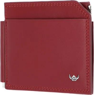 Immagine prodotto di Golden Head Pelle portacarte fermasoldi Polo Clip-Scheintasche 1960 Rot rosso scuro