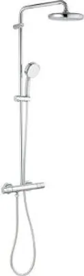 Obrázok produktu pre GROHE 27922000, Múr, Chróm, Termostatický, Otočné ventily