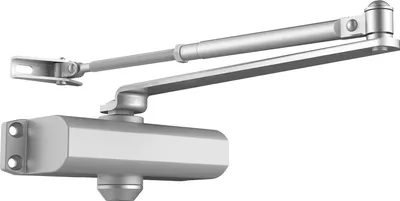Zdjęcie produktu dla Samozamykacz automatyczny VEVOR do użytku komercyjnego lub prywatnego dla drzwi o wadze do 85 kg Samozamykacz prętowy z odbojnikiem hydraulicznym Obudowa z odlewu aluminiowego Srebrny