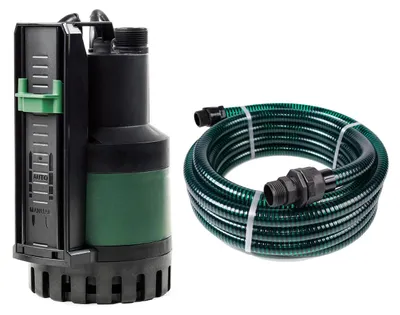 Produktbild von DAB Nova Up 300 M-AE mit Ablaufschlauch 7 Meter - Flachsauger-Tauchpumpe - 10.000 L/Std. - 380W - Förderhöhe 7,5 m - Korngröße 10 mm - Mit Sensor - Kit