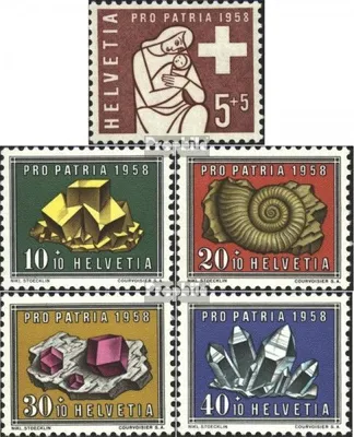 Produktbild von Briefmarken Schweiz 1958 Mi 657-661 (kompl.Ausgabe) gestempelt Pro Patria