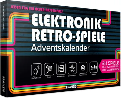 Imagen del producto de Calendario de adviento de videojuegos retro electrónicos