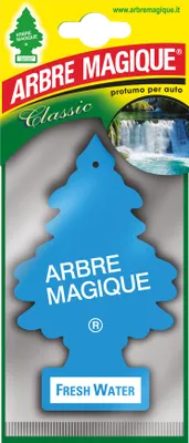 Image de désodorisant 12 x 7 cm eau fraîche bleu