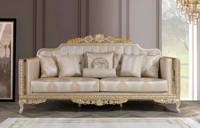 Obrázek produktu pro Sofa 3 Sitzer Textil Wohnzimmer Design Modern Luxus Couchen Sofas