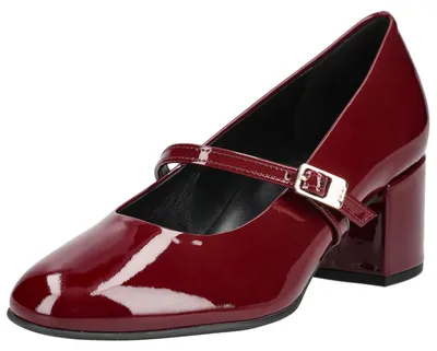 Produktbild von Högl Pumps aus Leder mit verstellbarem Riemchen und stabilem Blockabsatz
