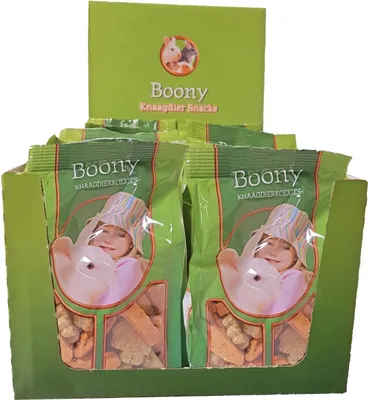 Productafbeelding van Boony knaagdiersnack klaver/wortel mix Gebr. de Boon