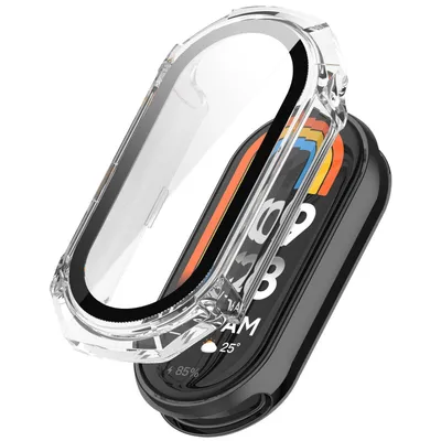 Obrázek produktu pro Pro Xiaomi Smart Band 9 Plastové pouzdro PC Smart Watch + ochranné tvrdé sklo Transparent