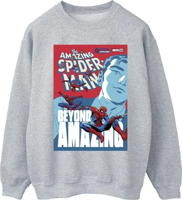 Produktbild von Marvel - "Beyond Amazing" Sweatshirt für Herren BI44752 (S) (Grau)