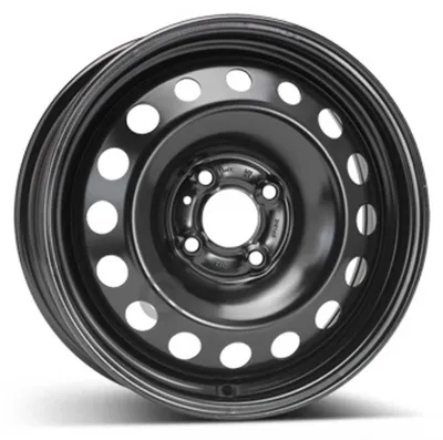 Produktbild von 15 Zoll Stahlfelge ALCAR 15"x6" 4x100 PCD ET43 60.00mm Felge Schwarz