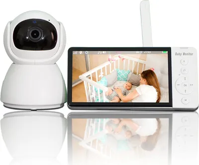 Produktbild von INF Videomonitor mit Kamera 2,4G-Übertragung, Babyphone mit 2-Wege-Audio und Nachtsicht