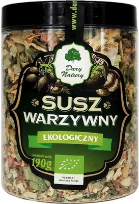 Zdjęcie produktu dla WŁOSZCZYZNA (SUSZ WARZYWNY)190 g - DARY NATURY