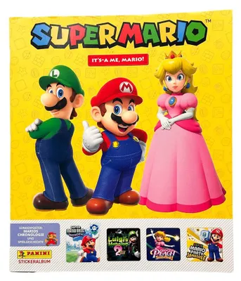 Produktbild von Panini Super Mario - Its-A Me, Mario (2025) - Sammelsticker - 1 Sammelalbum
