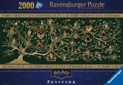 Zdjęcie produktu dla Puzzle 2D Panorama Harry Potter Rodowód 2000 elementów