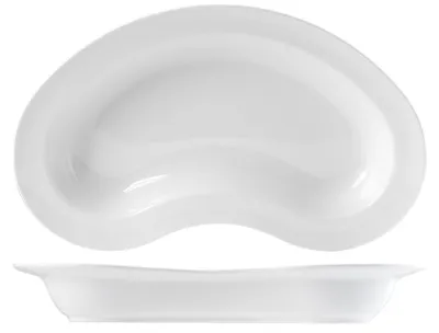 Obrázok produktu pre Oválny porcelánový tanier H&h, 46 cm, biely