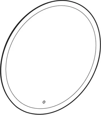 Produktbild von Geberit Option round Lichtspiegel, direkte und indirekte Beleuchtung, 502.797.00.1
