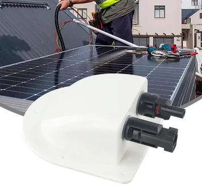 Dachdurchführung für Solarmodule, wasserdicht, 2 m Kabel