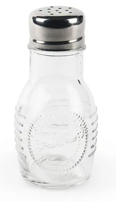 Salz- und Pfefferstreuer aus Glas, 100 ml, transparent