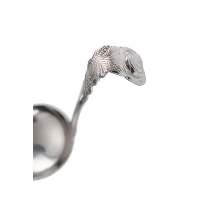 Produktbild von GRÄWE ostfriesischer Sahnelöffel, gebogen, groß, Rosendekor