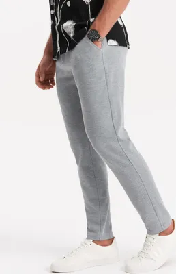 Produktbild von Ombre Clothing Jogginghose für Männer Avawn hellgrau XL