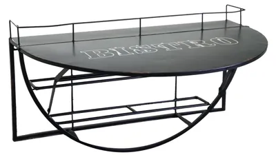 Immagine prodotto di Tavolino da Parete con Mensola 70x47xh40 cm in Ferro Nero