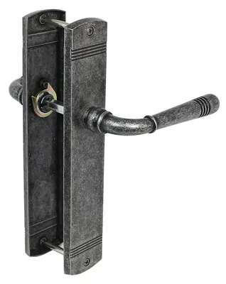 Produktbild von Türbeschlag 1659 Helena LS Blind Antik Grau Türklinke