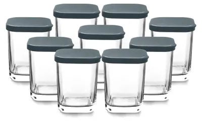 Image de Lacor - 69438 - Appareil à yaourts, verre transparent, pour 9 pots, compatible lave-vaisselle, sans BPA
