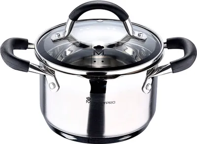 Produktbild von Masterpro Foodies Kochtopf 1.8l 16 Cm Silber  Silber One Size