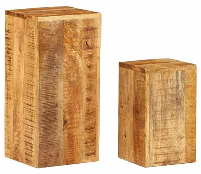 Immagine prodotto di Solidchoice - Set di 2 supporti per piante in legno massello