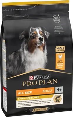 Obrázek produktu pro ProPlan Dog All Size Adult Optiweight(Sterilised) 3kg