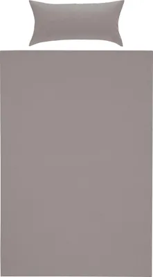 Produktbild von Erwin Müller Bettwäsche Nördlingen" silber 1x 135x200 cm + 1x 40x80 cm"