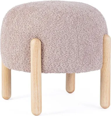 Produktbild von Hocker Dayla in altrosa