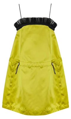 Productafbeelding van Off White dames mini-jurk met spaghettibandjes, model GT66544 (maat 32 EU), kleur: olijfgroen