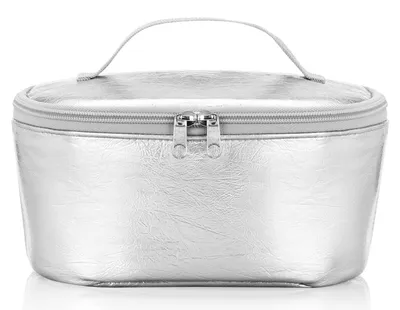 Immagine prodotto di reisenthel coolerbag S pocket, Kühltasche, Isolierte Tasche, Thermotasche, Silver Crackle, 2,5 L, LG7088