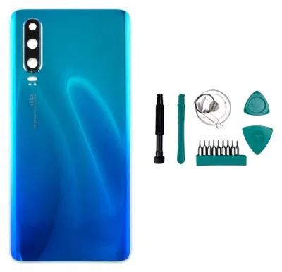 Produktbild von Huawei P30 Backcover Aurora (blau-türkis) - Set