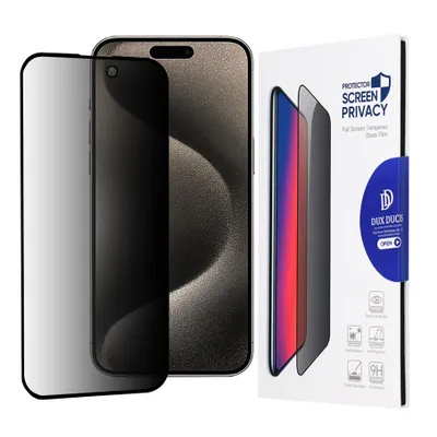 Obrázek produktu pro Dux Ducis Tvrzené sklo Privacy pro - iPhone 15 Pro Max - Black