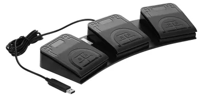 Obrázok produktu pre FS2020U1 Ovládacie tlačidlo nožného spínača USB, prispôsobený pedál na ovládanie počítačovej klávesnice pre zdravotnícke zariadenia, prístroje, počítače, kancelárie