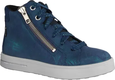 Produktbild von Superfit Stella 1-000812-8 Mädchenboots, Leder/Effektleder, Blau, wasserdicht - Kinderschuhe Teens Mädchen Gr. 25 - 42, Blau, leder (effektleder/velour, wasserdicht)
