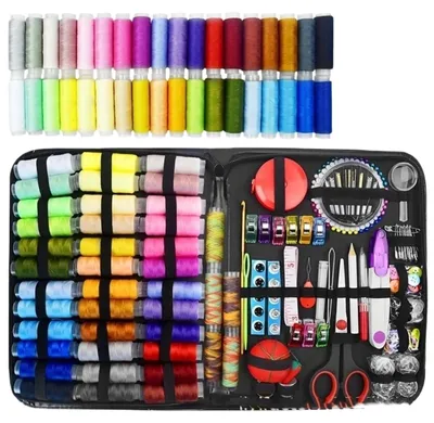 Image de Kit complet de couture pour débutants, comprenant 229 pièces