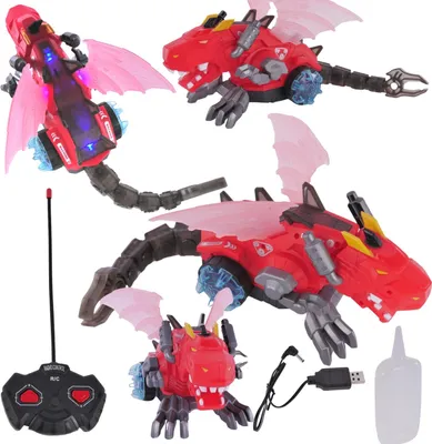Produktbild von Interaktiver ferngesteuerter Dinosaurier-Drache mit Fernbedienung und Lichteffekt