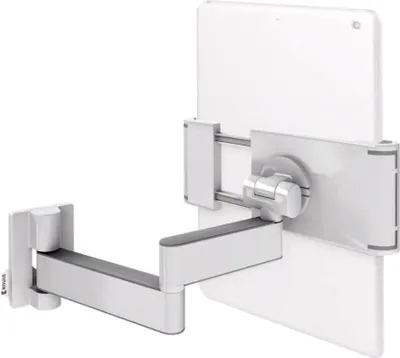 Produktbild von Tablet Halterung A11 Wandhalterung 7-12 Zoll Wand Halter Schrankhalterung Drehbar Schwenkbar Ausziehbar Weiß