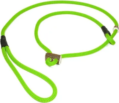 Produktbild von Mystique® Moxonleine mit Zugbegrenzung und Handschlaufe 1,30m  8mm  neongrün