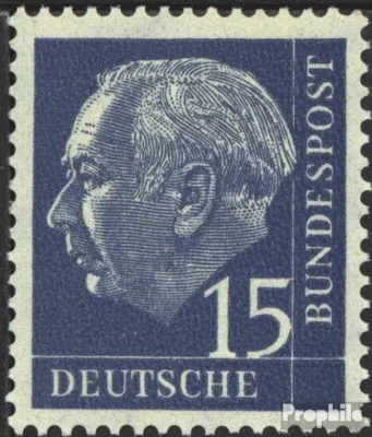 Produktbild von Briefmarken BRD (BR.Deutschland) 1960 Mi 184y Lumogen postfrisch Bundespräsident Heuss (I)