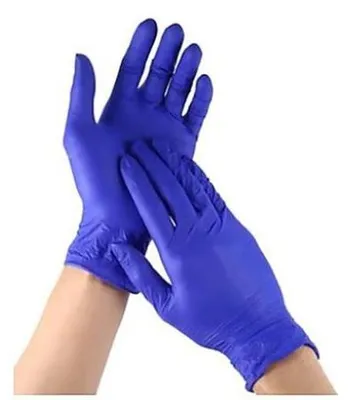 Obrázek produktu pro Ochranné rukavice, jednorázové, nitrilové, vel. S, 100 ks, nepudrované, GUARDER