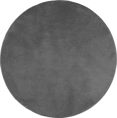 Produktbild von Teppich OVIEDO Kurzflor Anthrazit Ø 200 cm