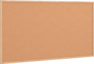 Produktbild von vidaXL Korktafel mit Rahmen aus massivem Kiefernholz 100 x 55 cm